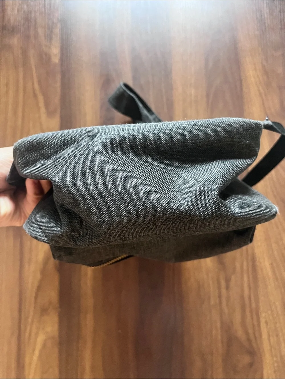 Herschel Supply Company Gray Mini Backpack with Gold Zipper